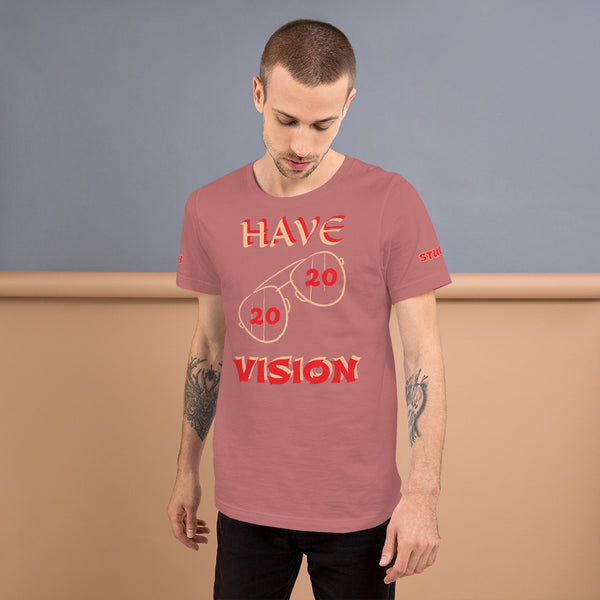 2020 VISION | Premium 20/20 STATEMENT Design SLR Adult or Teen Unisex T-Shirt