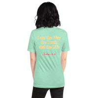 HE SAID | Premium FUN FAITH STMT Design Women or Teens T-shirt