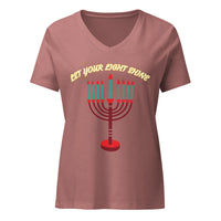 BE LIGHT | Premium FAITH Design Women or Teens V-neck T-shirt