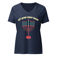 BE LIGHT | Premium FAITH Design Women or Teens V-neck T-shirt