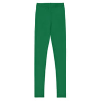 GREEN | Premium CLASSIC Design Youth or Teen Leggings