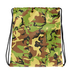 GRN CAMO BAG |  Premium VINTAGE Classic Drawstring Bag