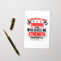 MY STRENGTH | Premium STMT Design Standard Post Card