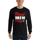 REAL MEN PRAY | Premium CVS Design Men or Teen Lng Slv Knit Jersey