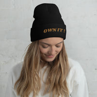 OWN IT! C | Premium CVS Design Adult or Teen EC Knit Beanie Cap