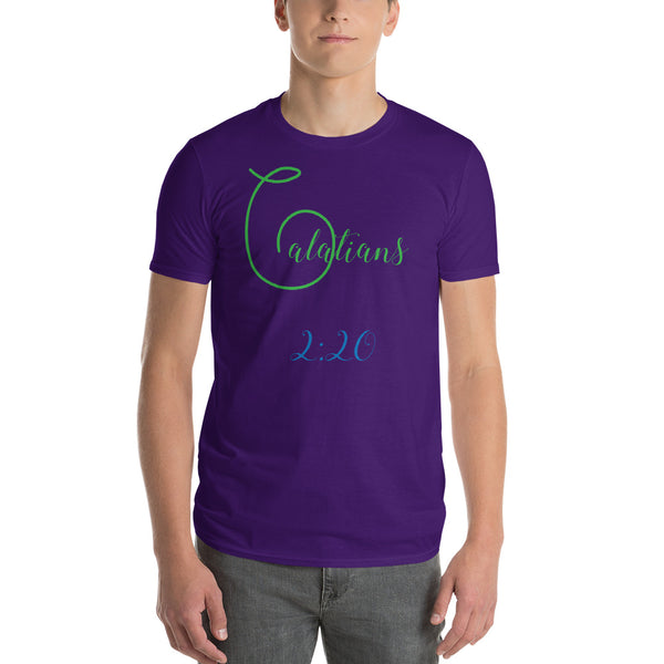 GALATIANS 2:20 | Premium SCRIPT Design Adult or Teen Unisex T-shirt