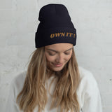 OWN IT! C | Premium CVS Design Adult or Teen EC Knit Beanie Cap