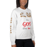 GOD SEE'S | Premium JROOTS Design SR Adult or Teen Unisex Sweatshirt