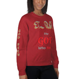 GOD SEE'S | Premium JROOTS Design SR Adult or Teen Unisex Sweatshirt