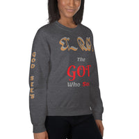 GOD SEE'S | Premium JROOTS Design SR Adult or Teen Unisex Sweatshirt