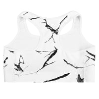 MARBLE T | Premium LOOK Staple Design Women or Teen Sports Bra