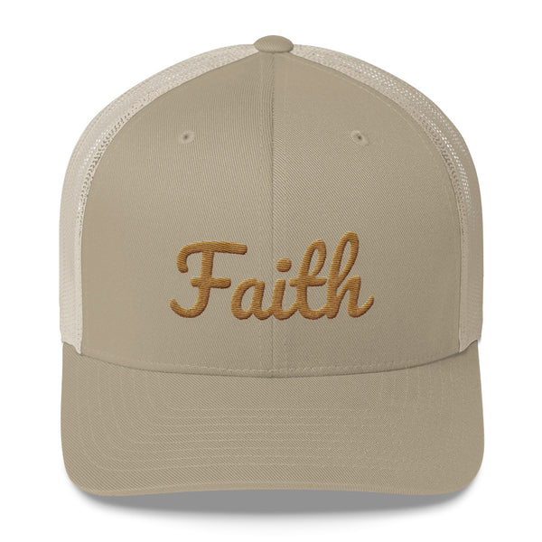 FAITH CAP | Premium TC Adult or Teen Trucker Cap