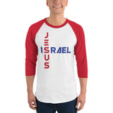 JESUS/ISRAEL | Premium UNITY Design Adult or Teen Unisex Raglan Shirt