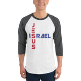 JESUS/ISRAEL | Premium UNITY Design Adult or Teen Unisex Raglan Shirt