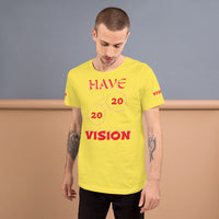 2020 VISION | Premium 20/20 STATEMENT Design SLR Adult or Teen Unisex T-Shirt