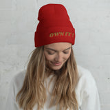 OWN IT! C | Premium CVS Design Adult or Teen EC Knit Beanie Cap