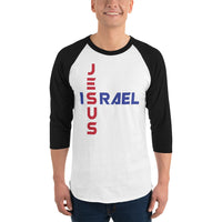 JESUS/ISRAEL | Premium UNITY Design Adult or Teen Unisex Raglan Shirt