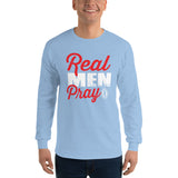 REAL MEN PRAY | Premium CVS Design Men or Teen Lng Slv Knit Jersey