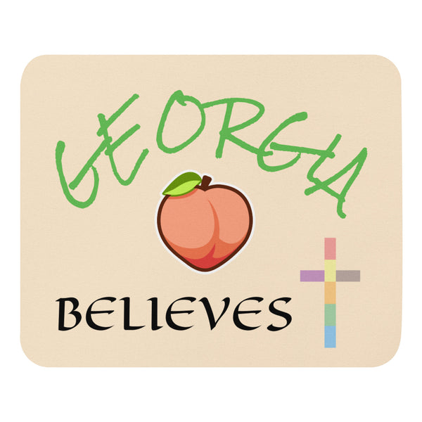 GA BELIEVES | Premium FAITH STMT Design Mouse Pad