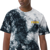 F SWIRL | Premium FAITH Design Adult or Teen  UNI Oversized Tie-Dye T-Shirt