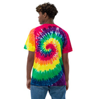 F SWIRL | Premium FAITH Design Adult or Teen  UNI Oversized Tie-Dye T-Shirt