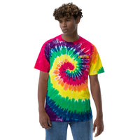 F SWIRL | Premium FAITH Design Adult or Teen  UNI Oversized Tie-Dye T-Shirt