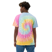 F SWIRL | Premium FAITH Design Adult or Teen  UNI Oversized Tie-Dye T-Shirt