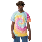 F SWIRL | Premium FAITH Design Adult or Teen  UNI Oversized Tie-Dye T-Shirt