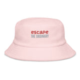 ESCAPE | Premium STMT DESIGN Adult or Teen Unisex Terry Cloth Bucket Hat