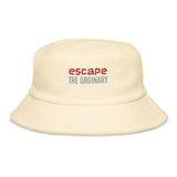 ESCAPE | Premium STMT DESIGN Adult or Teen Unisex Terry Cloth Bucket Hat