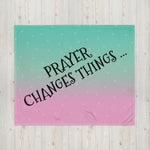 PRAYERS B | Premium FAITH Design Throw Blanket