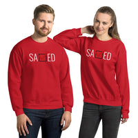 SAVED S | Premium FAITH Design Adult or Teen Unisex Sweatshirt