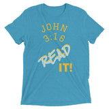 JOHN 3:16 | Premium SCRIPT Design Adult or Teen Unisex T-shirt