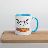 WINK UP | Premium FUN Design Mug w/Color Inside