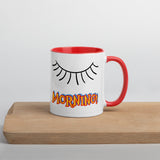 WINK UP | Premium FUN Design Mug w/Color Inside