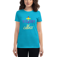 VICTORY | Premium FAITH Design STMT Women or Teen T-shirt