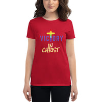 VICTORY | Premium FAITH Design STMT Women or Teen T-shirt